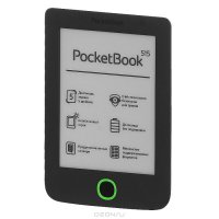   Pocketbook 515 (Grey) (5", 800x600, 4Gb, FB2/PDF/DJVU/RTF/PRC/CHM/EPUB/DOCX/FB2.ZI