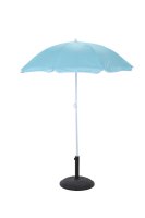 Зонт пляжный складной, синяя полоса, d 140 см