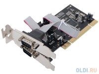 Контроллер Orient XWT-PS050LP, PCI --) 2xCOM, MCS9865, Low profile, оем