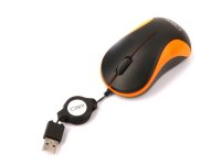 Мышь CBR CM-100 Orange, оптика, 800dpi, офисн., USB