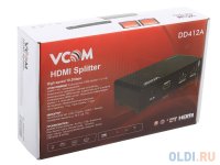 Разветвитель HDMI Spliitter 1=)2 3D Full-HD VCOM 1.4v HDP102 [VDS8040D] каскадируемый сплиттер на 2