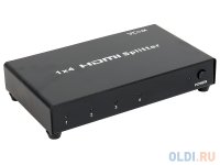 Разветвитель HDMI Spliitter 1=)4 3D Full-HD VCOM 1.4v [VDS8040D] каскадируемый сплиттер на 4 монитор