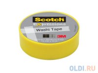    3M Scotch Washi C314-YEL 15  10   7100019519