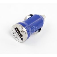 Автомобильное зарядное устройство USB (SM000325) (синий)