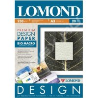 Дизайнерская бумага A3 (20 листов) (Lomond 932032) (Поинт Макро)