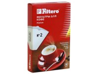 Filtero Premium 2 фильтры для кофеварок, 40 шт