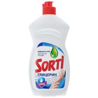 Жидкость для мытья посуды Sorti "Глицерин", 500 мл