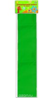 Бумага крепированная "Unnikaland", цвет: изумрудно-зеленый