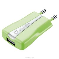 Cellular Line Compact USB Charger  , Green (20549)