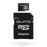 QUMO microSDHC Class 6 4GB + 