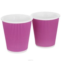 Набор чашек Les Artistes-Paris "Ondules", цвет: фиолетовый, 180 мл, 2 шт