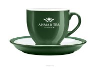 Чайная пара Ahmad Tea, цвет: темно-зеленый. Z453