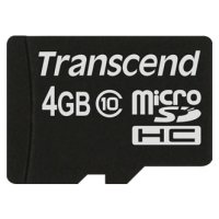 MicroSDHC 4GB Transcend Class10 no Adapter (TS4GUSDC10)