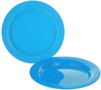 Набор тарелок "Patio" Д=25 см 3 шт.; голубой