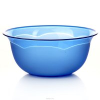 Миска "Dunya Plastik", цвет: голубой, 1,4 л. 11163