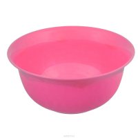 Миска "Dunya Plastik", цвет: розовый, 1,4 л