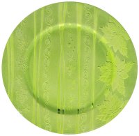 Блюдо Lillo "Новогоднее", цвет: светло-зеленый, диаметр 33 см