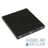   3Q Lite DVD RW Slim External (3QODD-T105-EB08), USB 2.0, Black (Retail)