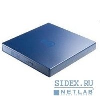   3Q Lite DVD RW Slim External (3QODD-T105-YCB08), USB 2.0, Blue (Retail)