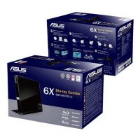 Внешний привод Blu-ray ASUS SBW-06D2X-U/BLK/G/AS Slim USB2.0 Retail черный