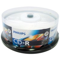  CD-R Philips 700Mb 52x Cake Box (25 ) (CR7D5SB25/97)