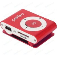 MP3- Perfeo Music Clip Titanium (VI-M001-DISPLAY)