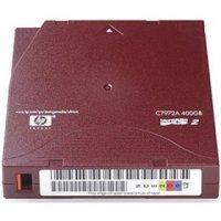HP C7972L Ultrium LTO2 400GB bar code labeled Cartridge (for libraries & autoloaders)