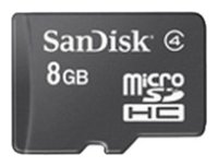   microSDHC 8    SD ToshibaClass 4 (SD-C08GJ)