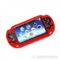 Чехол для PS Vita PS 01-5 силиконовый Red