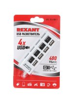  USB Rexant 18-4104-1 USB 4 ports White