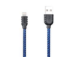   Remax USB Nylon Data Cable for iPhone 6 Blue RM-000144