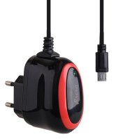   Brera Classic micro USB 2A Black-Red 47229