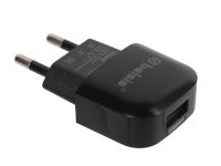 Сетевое зарядное устройство BS1404 1 USB, 1 A, черный