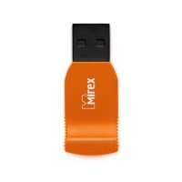 - USB Flash Drive 4Gb - Mirex Racer Orange 13600-FMUORC04