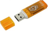  USB Flash Drive 4Gb - SmartBuy Glossy Orange SB4GBGS-Or