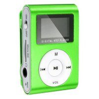Портативный плеер Perfeo VI-M001-Display Music Clip Titanium Display Green