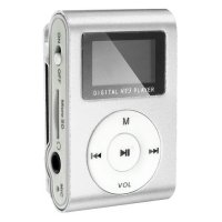   Perfeo VI-M001-Display Music Clip Titanium Display Silver