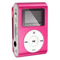   Perfeo VI-M001-Display Music Clip Titanium Display Fuchsia