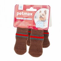 Петмакс Носки для собак WanTalk коричневые размер M