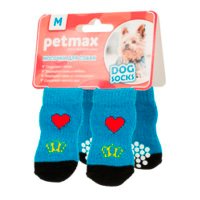 Петмакс Носки для собак WanTalk с сердцем синие размер S