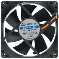  Chieftec AF-0825PWM 80x80x25mm 3000rpm