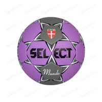 Мяч гандбольный Select Mundo (846211-999), Mini (размер 0), цвет фиол-сер-бел-чер