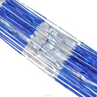 Дождик новогодний "Sima-land", цвет: синий, серебристый, 100 см.