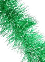 Мишура новогодняя "Sima-land", цвет: серебристый, зеленый, диаметр 9 см, длина 170 см. 272175