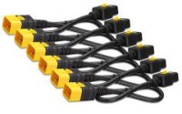  APC AP8716S Power Cord Kit (6 pack), Locking, IEC 320 C19 to IEC 320 C20, 16A, 208/230V, 1,8m
