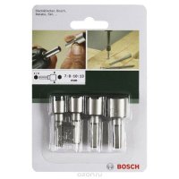 Набор головок Bosch 2609255904 4 шт, 7/8/10/13 мм серый