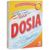 Стиральный порошок Dosia "Active Max. Белый снег", 365 г