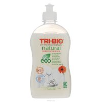 Натуральный эко-бальзам для мытья посуды "Tri-Bio", 420 мл