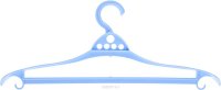 Вешалка для одежды Альтернатива "Комфорт", цвет: синий, размер 48-52