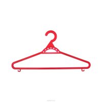 Вешалка для одежды Альтернатива "Лайт", цвет: красный, размер 46-48